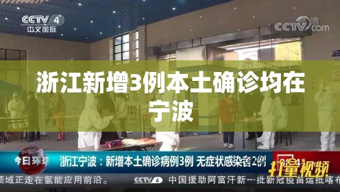 浙江新增3例本土确诊均在宁波