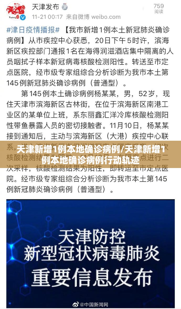 天津新增1例本地确诊病例/天津新增1例本地确诊病例行动轨迹