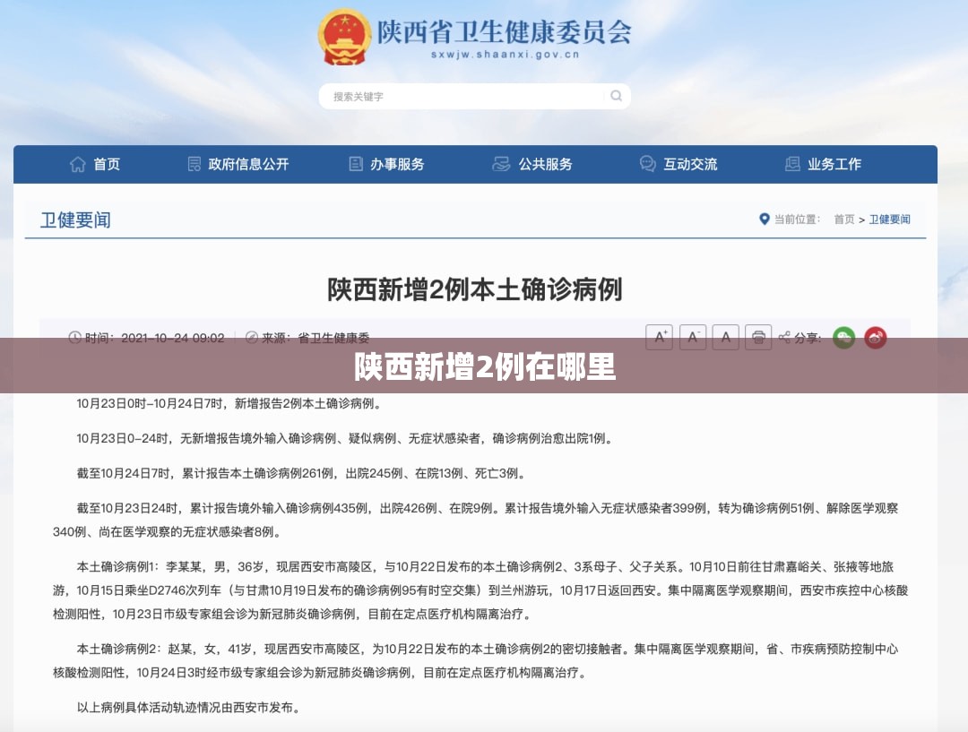陕西新增2例在哪里
