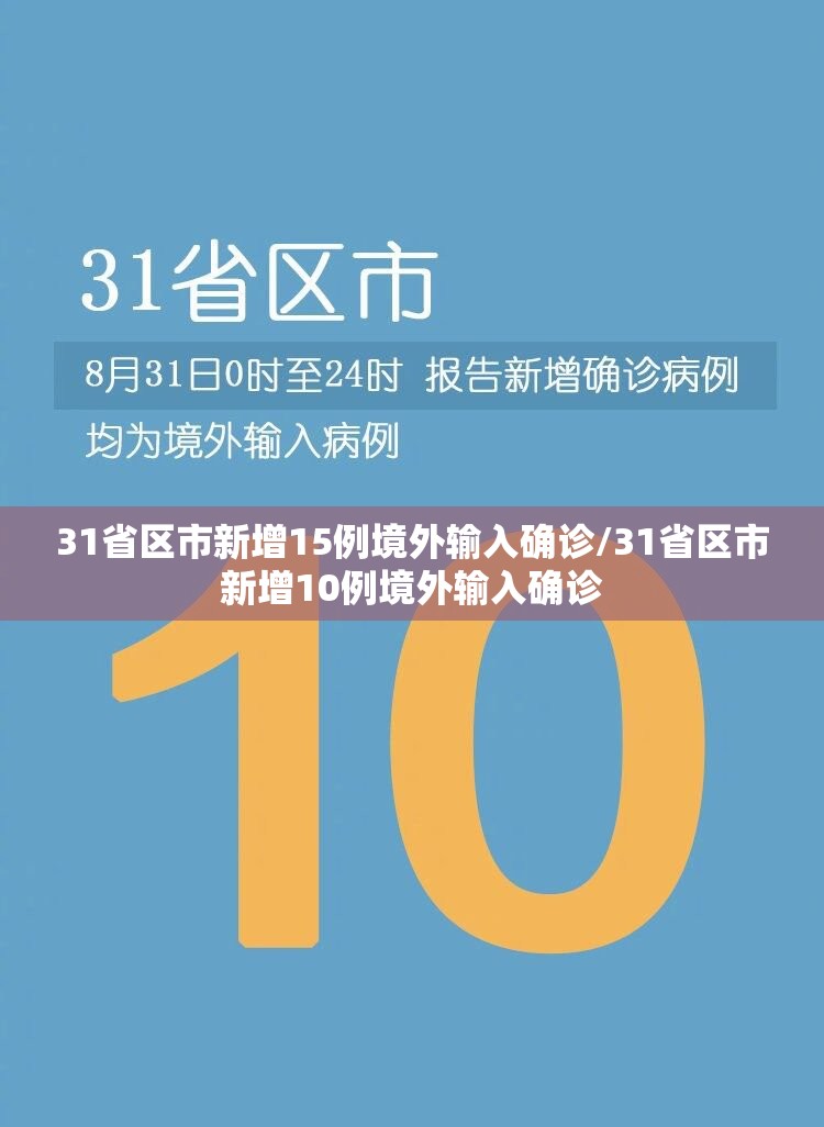 31省区市新增15例境外输入确诊/31省区市新增10例境外输入确诊