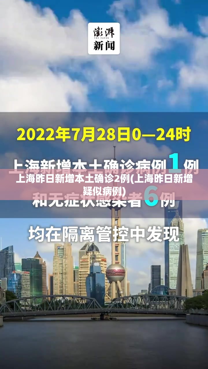 上海昨日新增本土确诊2例(上海昨日新增疑似病例)