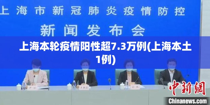 上海本轮疫情阳性超7.3万例(上海本土1例)