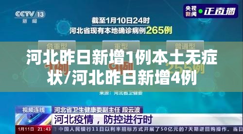河北昨日新增1例本土无症状/河北昨日新增4例