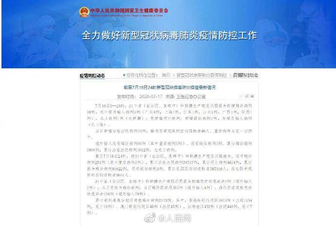 31省昨日新增本土确诊44例(31省昨日新增本土病例55例)