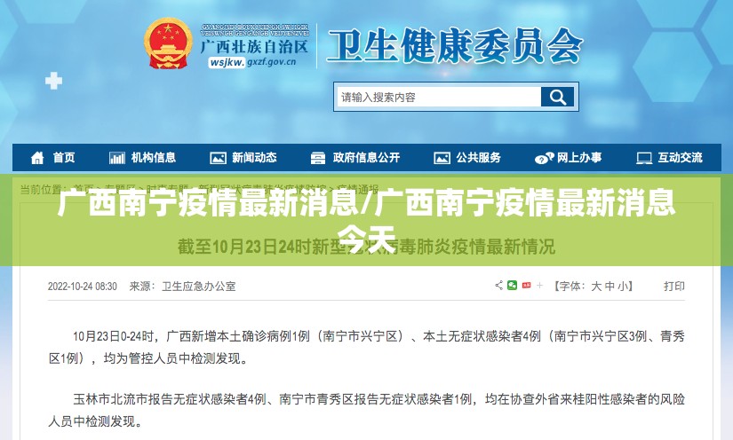 广西南宁疫情最新消息/广西南宁疫情最新消息今天
