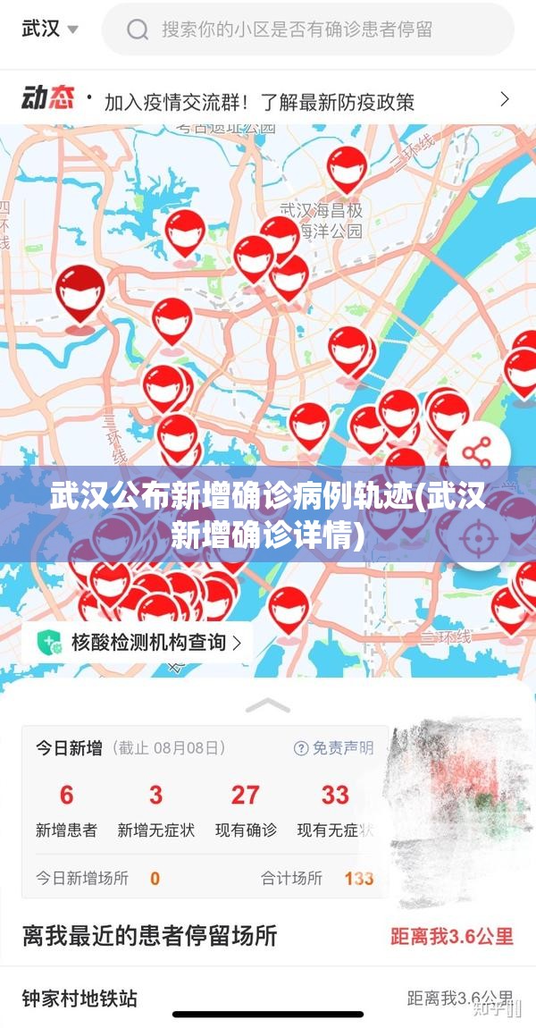 武汉公布新增确诊病例轨迹(武汉新增确诊详情)