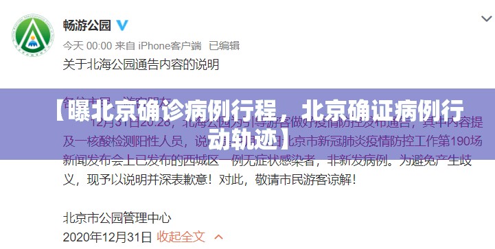 【曝北京确诊病例行程，北京确证病例行动轨迹】