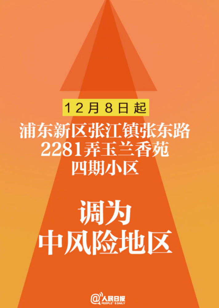 上海新增5个中风险地区/上海新增一中风险小区 上海新增5个中风险地区/上海新增一中风险小区