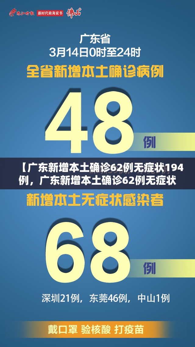 【广东新增本土确诊62例无症状194例，广东新增本土确诊62例无症状194例广东新】