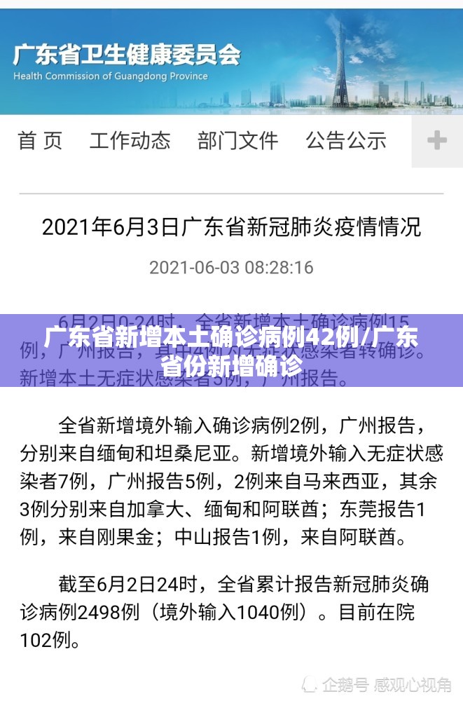 广东省新增本土确诊病例42例/广东省份新增确诊