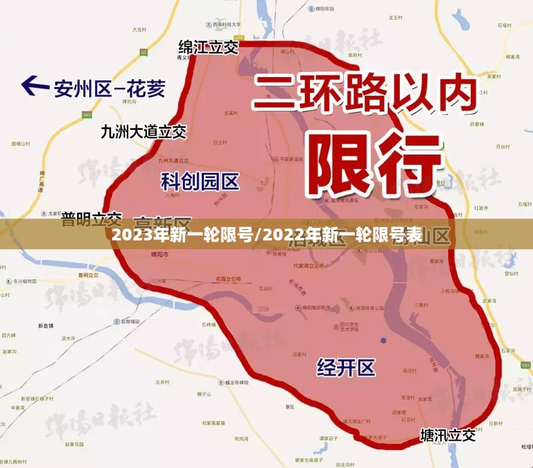 2023年新一轮限号/2022年新一轮限号表