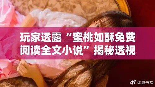 玩家透露“蜜桃如酥免费阅读全文小说”揭秘透视影业万能影视用法