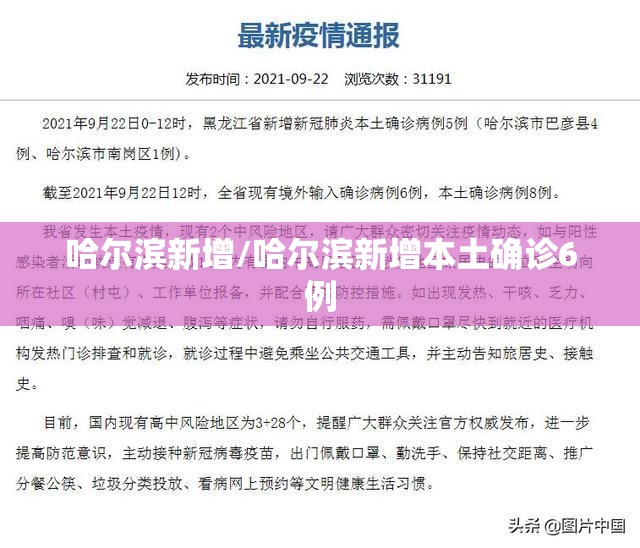 哈尔滨新增/哈尔滨新增本土确诊6例