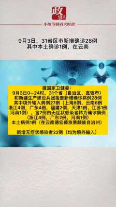 31省新增12本土确诊/31省新增本土确诊28例