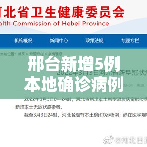 邢台新增5例本地确诊病例/邢台新增5例本地确诊病例详情