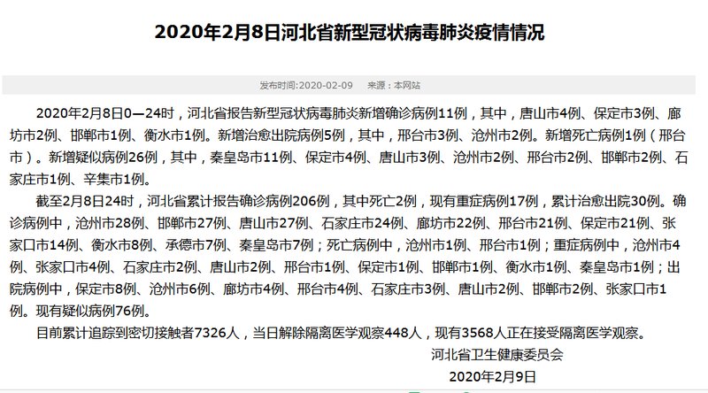 邢台新增5例本地确诊病例/邢台新增5例本地确诊病例详情