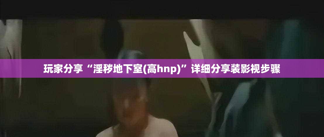 玩家分享“淫秽地下室(高hnp)”详细分享装影视步骤