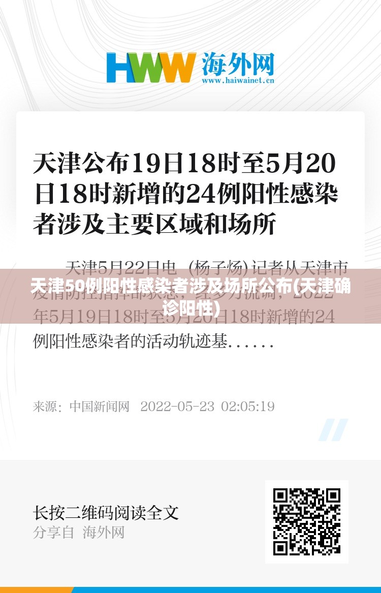 天津50例阳性感染者涉及场所公布(天津确诊阳性)