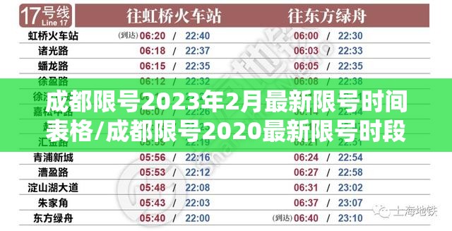 成都限号2023年2月最新限号时间表格/成都限号2020最新限号时段 成都限号2023年2月最新限号时间表格/成都限号2020最新限号时段