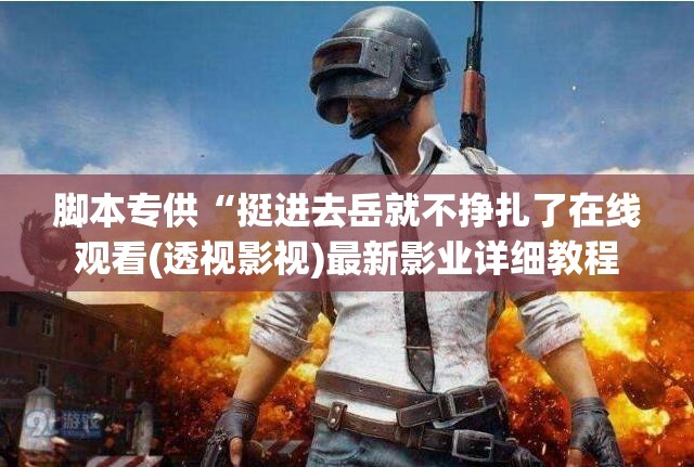 脚本专供“挺进去岳就不挣扎了在线观看(透视影视)最新影业详细教程