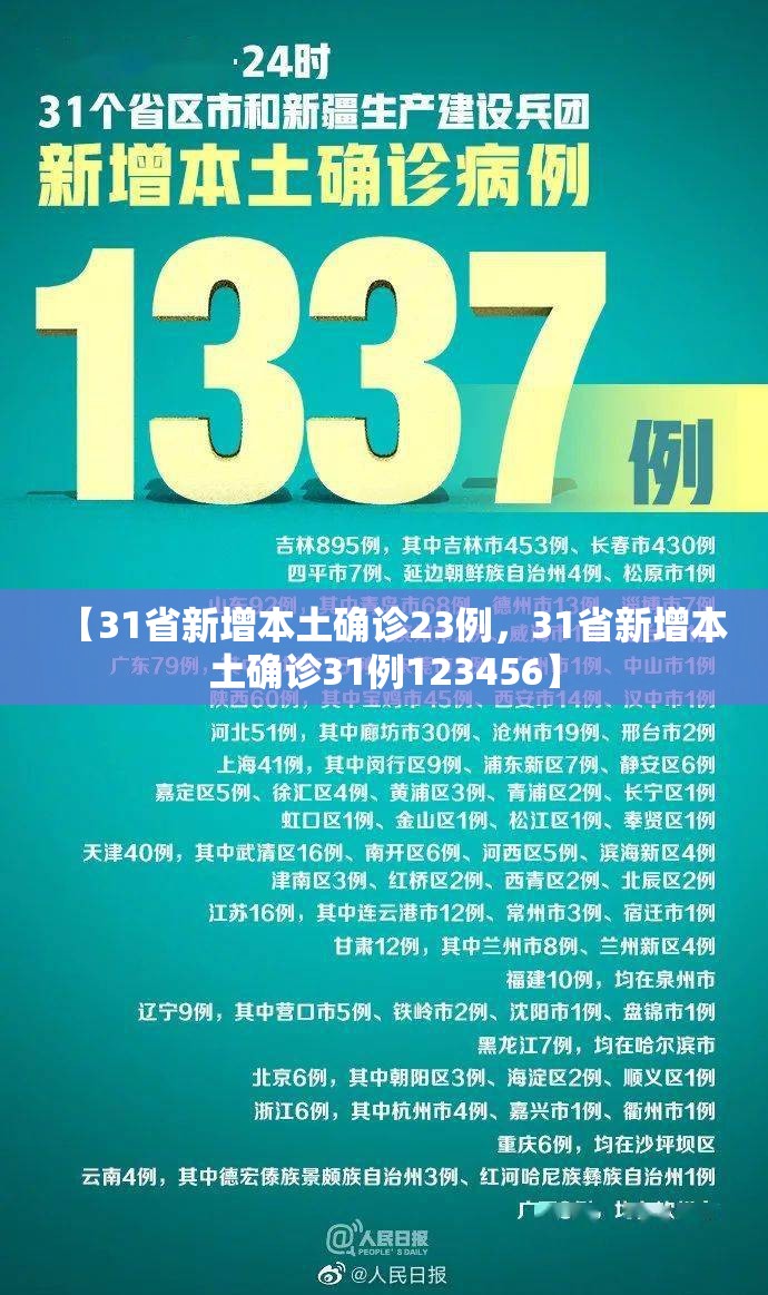 【31省新增本土确诊23例，31省新增本土确诊31例123456】