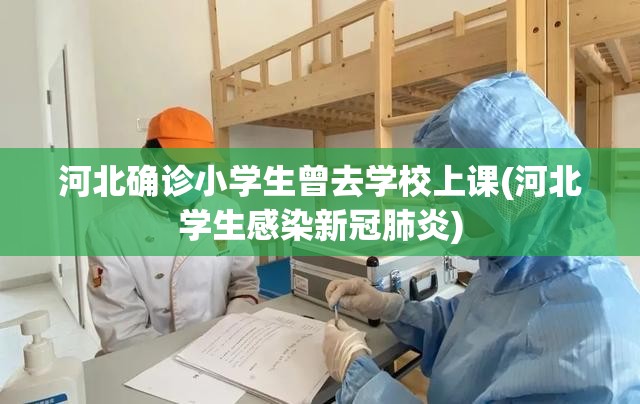 河北确诊小学生曾去学校上课(河北学生感染新冠肺炎)