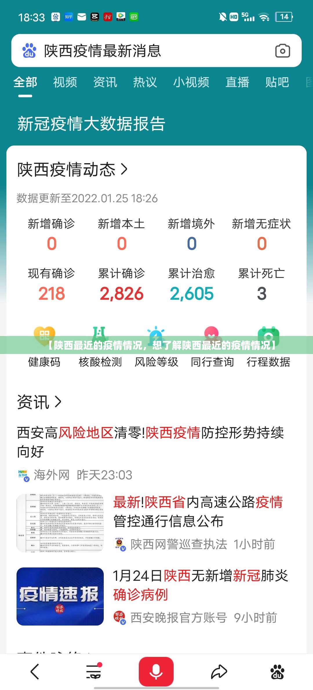 【陕西最近的疫情情况，想了解陕西最近的疫情情况】