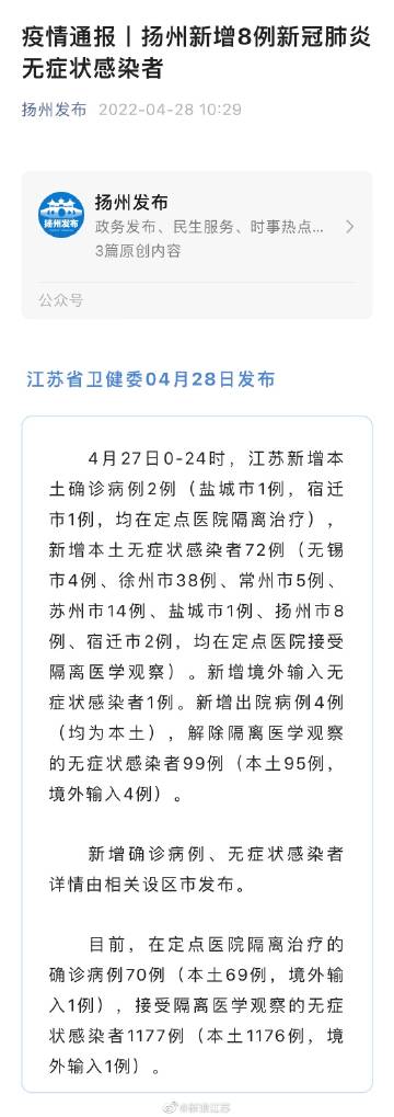 【扬州最新疫情，扬州最新疫情通报】