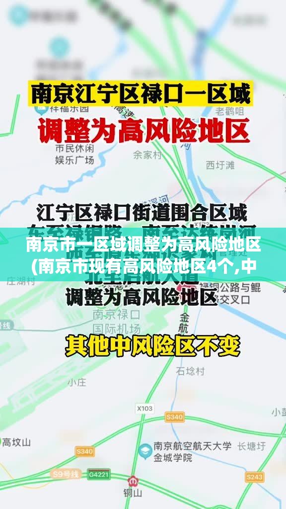 南京市一区域调整为高风险地区(南京市现有高风险地区4个,中风险地区42个)
