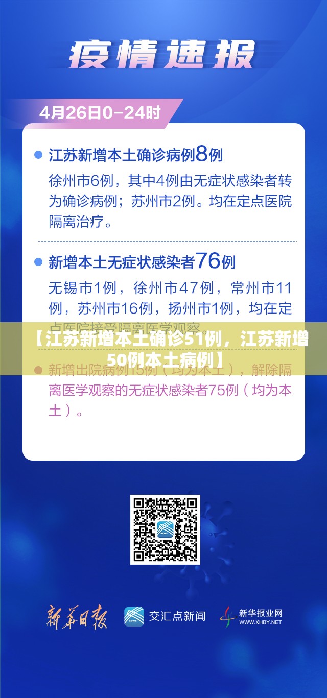 【江苏新增本土确诊51例，江苏新增50例本土病例】