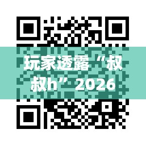 玩家透露“叔叔h”2026全新官方欣赏软件方法app下载
