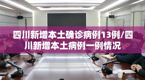 四川新增本土确诊病例13例/四川新增本土病例一例情况