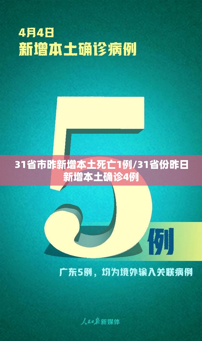 31省市昨新增本土死亡1例/31省份昨日新增本土确诊4例