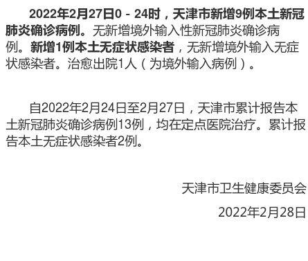 天津新增28例本土确诊病例(天津新增88例)
