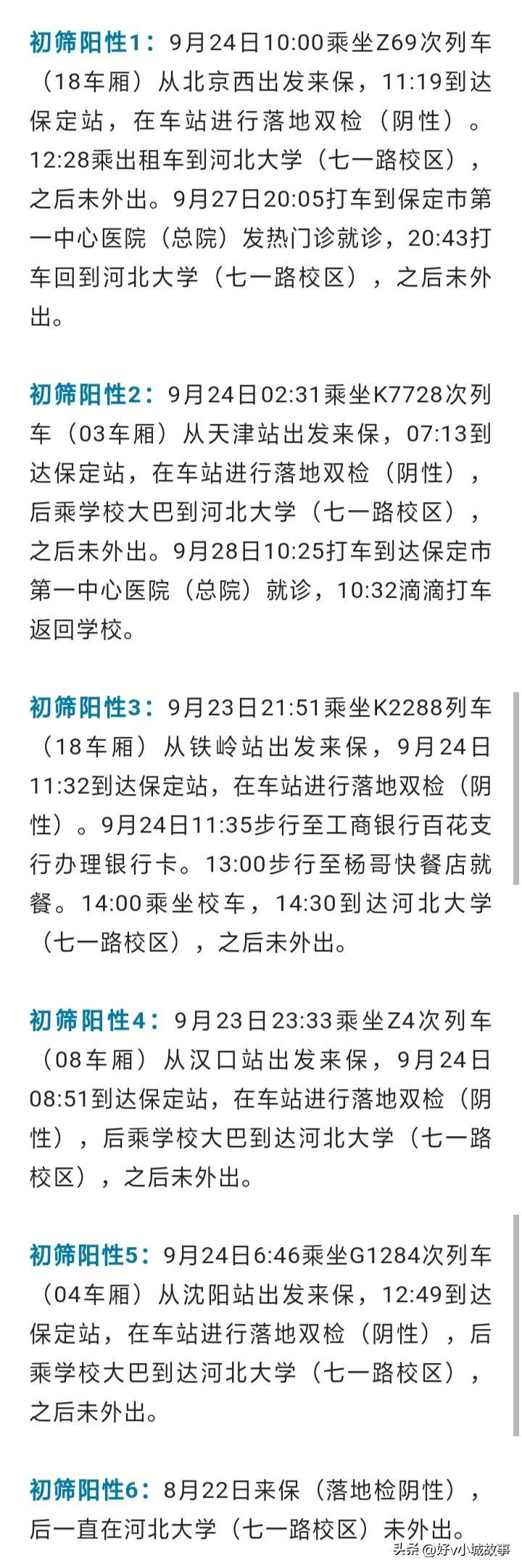 河北保定新增1例确诊病例/河北保定新增病例行动轨迹
