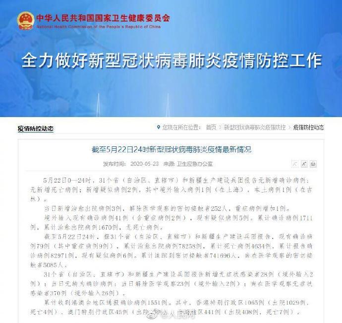 31省区市新增确诊病例34例/31省区市新增确诊10例