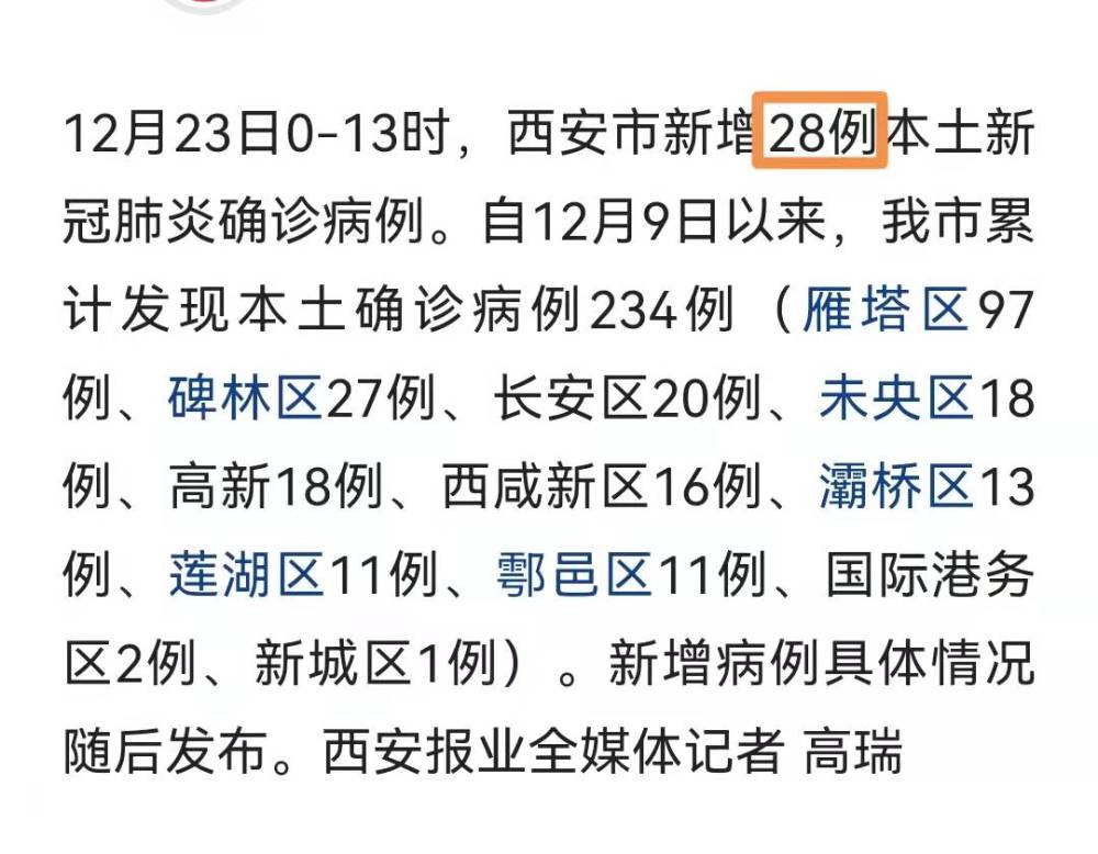 西安疫情最新消息通知(西安疫情最新数据消息)