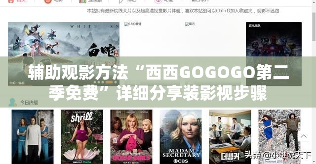 辅助观影方法“西西GOGOGO第二季免费”详细分享装影视步骤